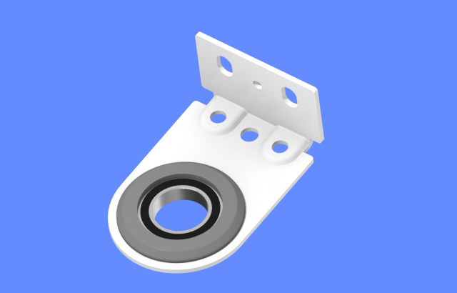 Suporte com rolamento 40X40